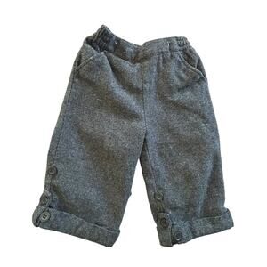 Toddler Dress Pants Hippototamus Charcoal Gray Italian Fabric 70cm 6–12 months